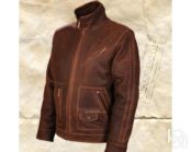 Кожаная куртка мужская CRUISE из кожи буйвола светло-коричневая