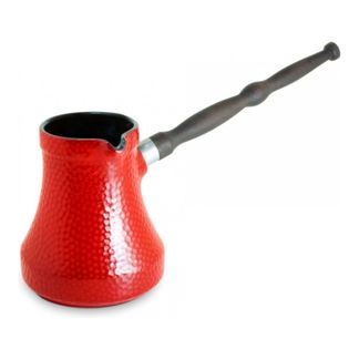 Турка керамическая для кофе Ceraflame Hammered, 0.5 л, цвет красный CERAFLA