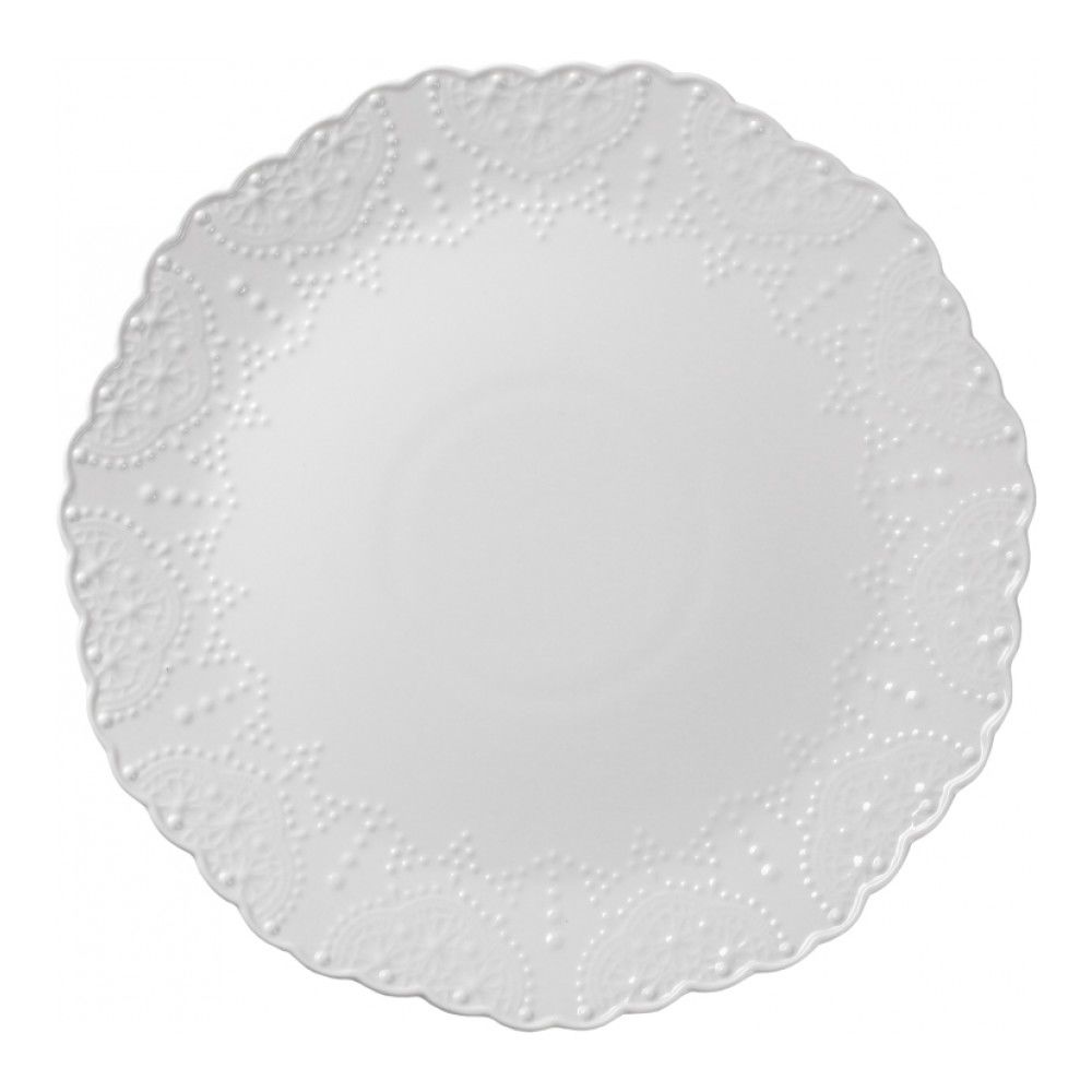 Тарелка обеденная Walmer Vivien, 26 см, цвет белый WALMER Vivien