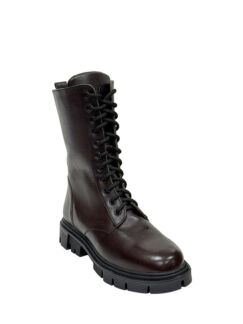 Женские демисезонные ботинки коричневые B002B brown