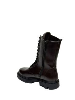 Женские зимние ботинки коричневые B002W brown