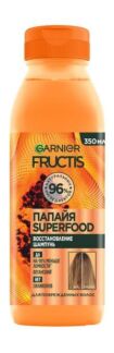 Шампунь для поврежденных волос Garnier Fructis Superfood Папайя Восстановле