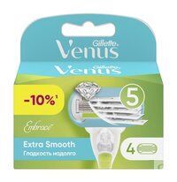 Набор из четырех сменных кассет к бритве Gillette Venus 5 Extra Smooth Embr