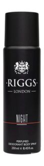 Парфюмированный дезодорант-спрей для тела Riggs London Night Perfumed Deodo