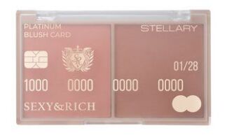 Двойные румяна для лица Stellary Sexy & Rich Platinum Blush Card