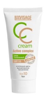 Корректирующий и выравнивающий CC-крем Luxvisage CC Cream Active Complex SP