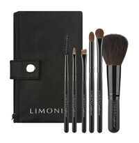 Набор из 6 кистей для макияжа в чехле Limoni Compact Brush Kit