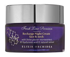 Антивозрастной ночной крем для лица Fresh Line Elixir Orchidea Recharge Nig