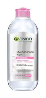 Мицеллярная вода для чувстительной кожи лица, глаз и губ Garnier Skin Natur