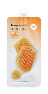 Ночная маска для лица с экстрактом меда Missha Pure Source Pocket Pack Hone