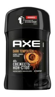 Твердый дезодорант с ароматом темного шоколада AXE Dark Temptation Твердый