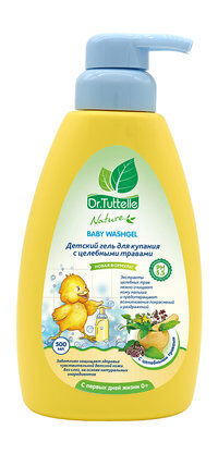 Детский гель для купания с целебными травами Dr.Tuttelle Baby Washgel Herba фото 1