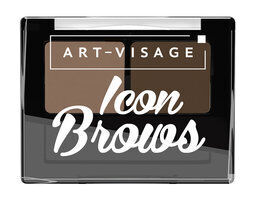 Двойные монохромные тени для бровей Art-Visage Icon Brows