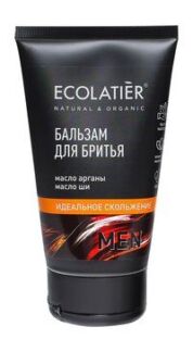 Бальзам для бритья с маслами арганы и ши Ecolatier Men Идеальное скольжение