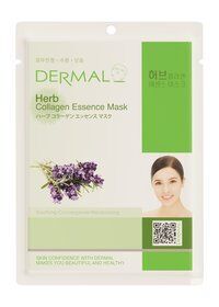 Успокаивающая тканевая маска с лечебными травами и коллагеном Dermal Herb C