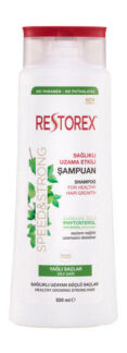 Шампунь для здорового роста жирных волос Restorex Shampoo For Healthy Hair