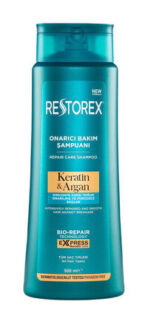 Шампунь для восстановления и здорового роста волос Restorex Keratin & Argan