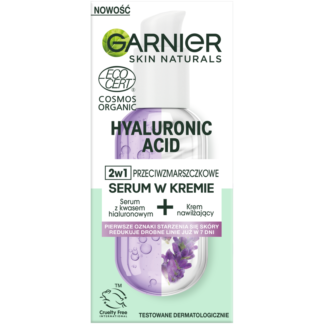Garnier Hyaluronic Acid крем-сыворотка против морщин с витамином С для лица