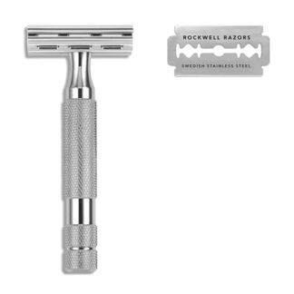 Т-образная бритва Rockwell Razors 2C, белый хром Rockwell Razors Т-образная