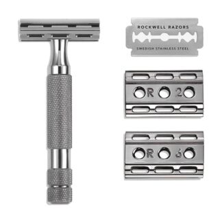 Т-образная бритва Rockwell Razors 6C, темный хром Rockwell Razors Т-образна