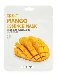 Смягчающая тканевая маска для лица с экстрактом манго Lebelage Fruit Mango