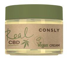 Балансирующий крем для проблемной кожи лица Consly Real CBD Vegan Cream