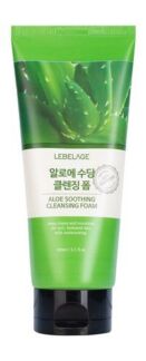 Успокаивающая пенка для лица с экстрактом алоэ Lebelage Aloe Soothing Clean