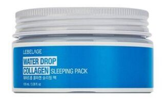 Ночная увлажняющая маска для лица с коллагеном Lebelage Water Drop Collagen