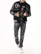 Бомбер комбинированный PHILIPP PLEIN фото 2