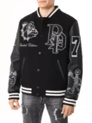 Бомбер комбинированный PHILIPP PLEIN фото 4