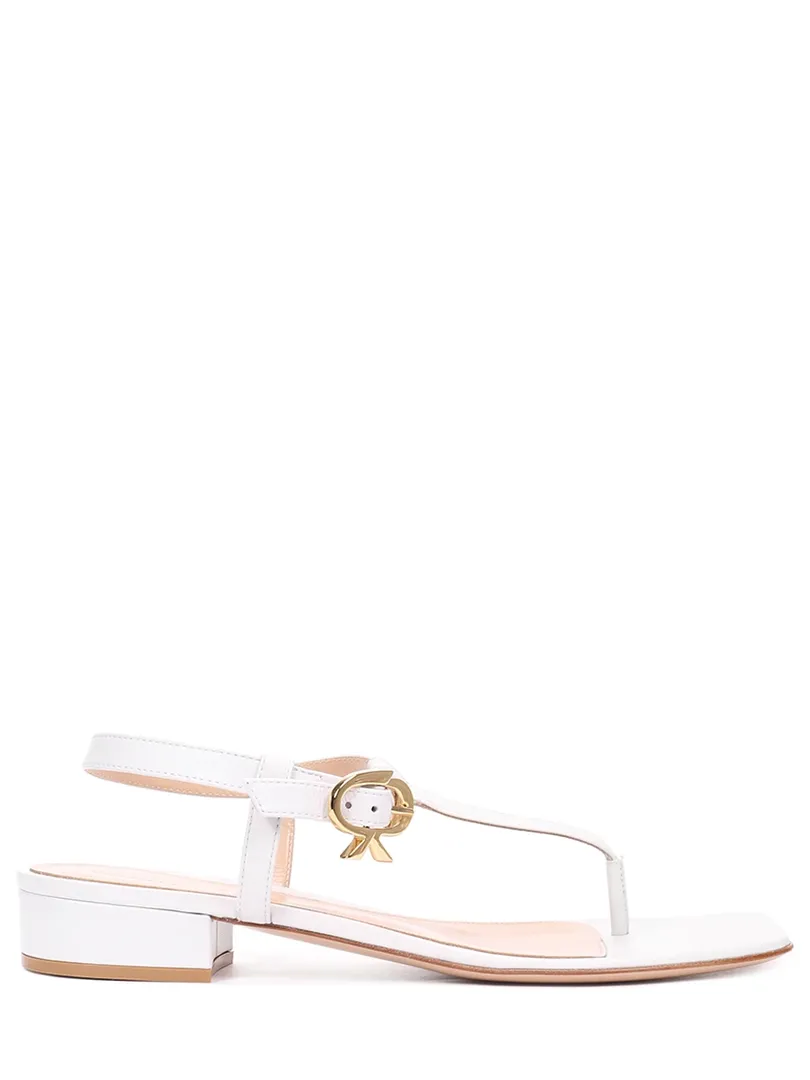 Сандалии кожаные Amalfi GIANVITO ROSSI фото 1