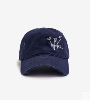 Кепка F | х VK Ripped Dark Blue FABLE