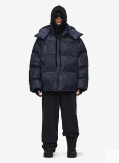 Пуховик Distressed Indigo FABLE
