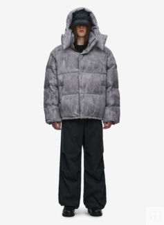 Пуховик Distressed Grey FABLE