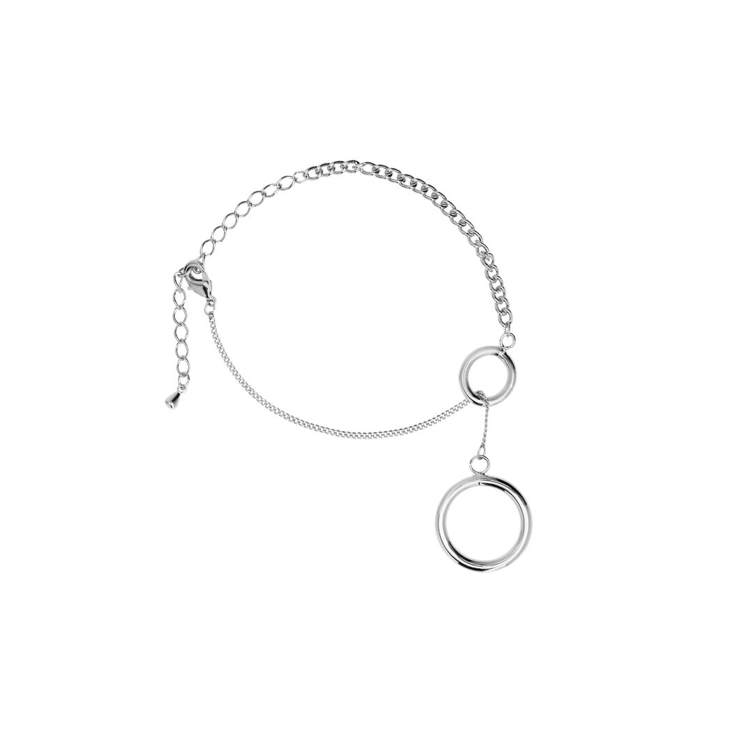 Браслет Silver Bracelet With Rings FREE FORM фото 1