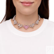 Колье Hefty Heart Chain Necklace – Silver HOLLY JUNE фото 2