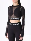 Топ с логотипом PLEIN SPORT фото 4