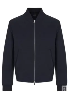 Бомбер Slim Fit однотонный BOSS
