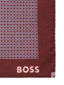 Платок из хлопка и шерсти BOSS фото 3