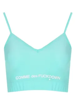 Топ с логотипом COMME DES FUCKDOWN