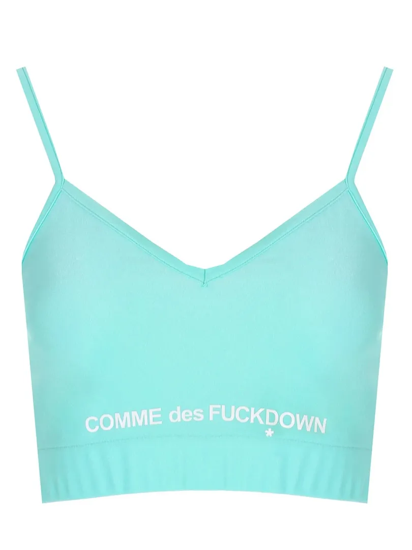Топ с логотипом COMME DES FUCKDOWN фото 1