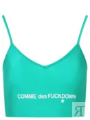 Топ с логотипом COMME DES FUCKDOWN фото 1