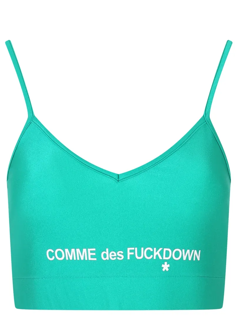 Топ с логотипом COMME DES FUCKDOWN фото 1