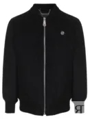 Бомбер из шерсти и кашемира PHILIPP PLEIN фото 1