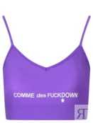 Топ с логотипом COMME DES FUCKDOWN фото 1