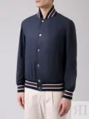 Бомбер кожаный BRUNELLO CUCINELLI фото 4