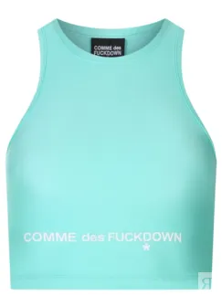 Топ с логотипом COMME DES FUCKDOWN