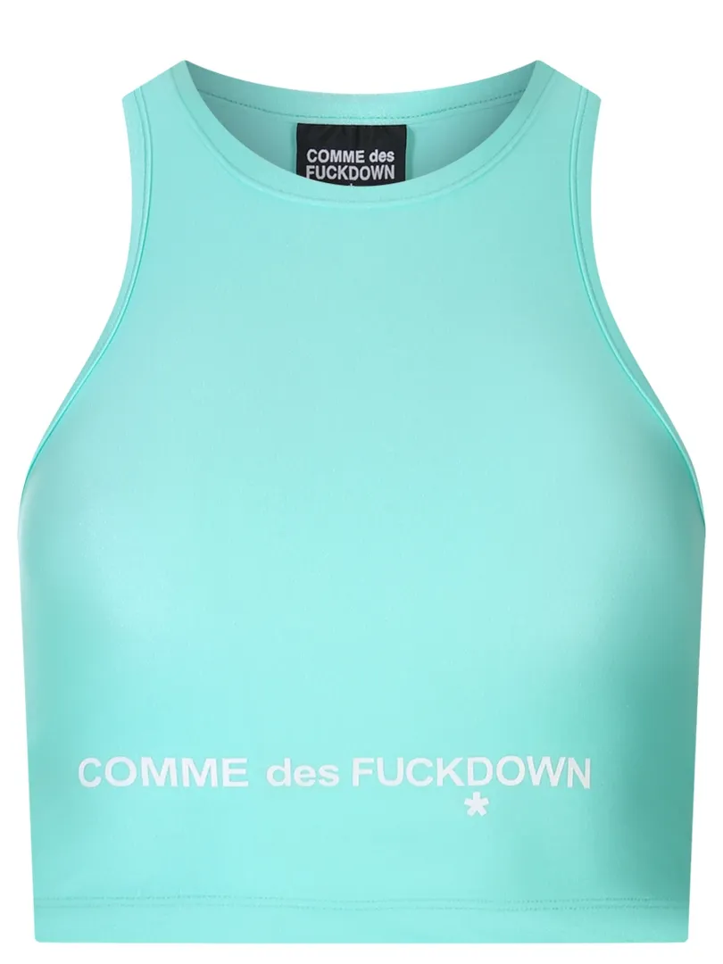 Топ с логотипом COMME DES FUCKDOWN фото 1