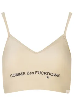 Топ с логотипом COMME DES FUCKDOWN