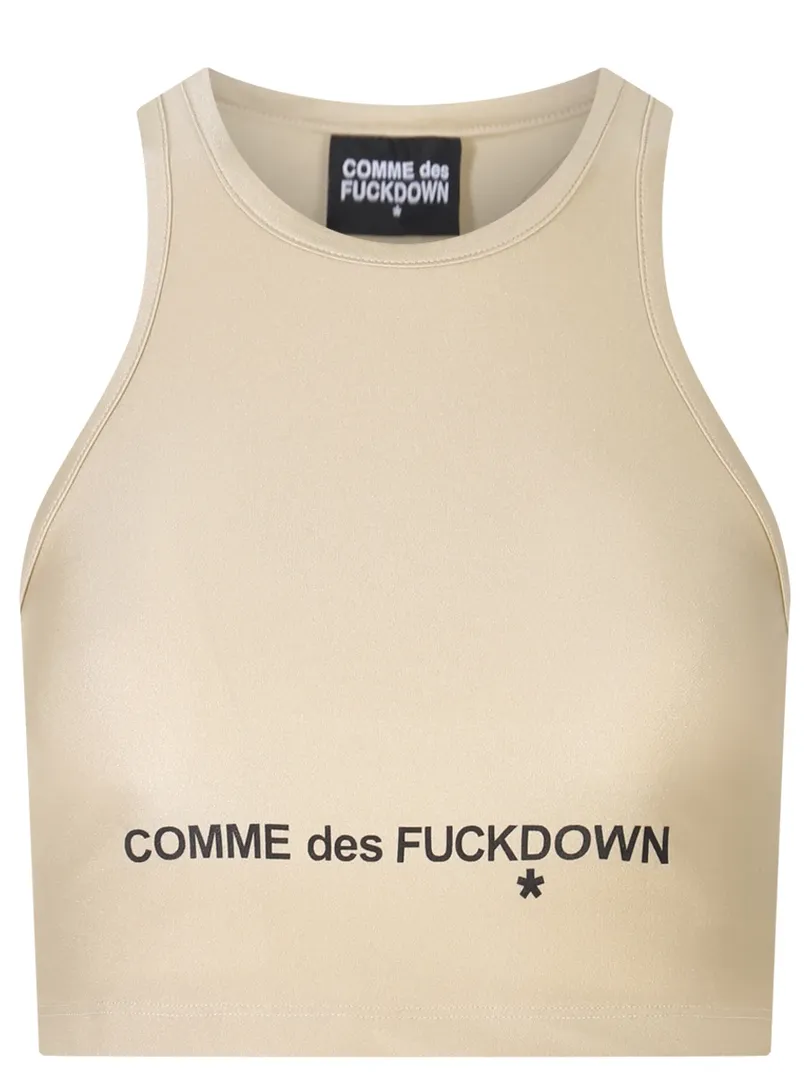 Топ с логотипом COMME DES FUCKDOWN фото 1